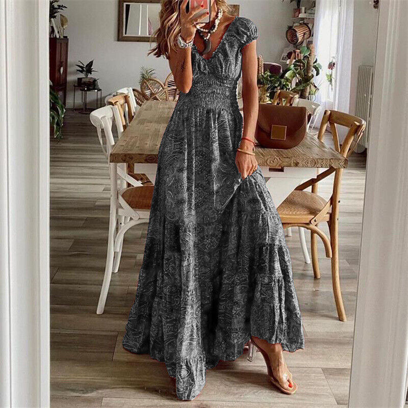 WW | Maßgeschneiderteres Langkleid Im Boho-Stil