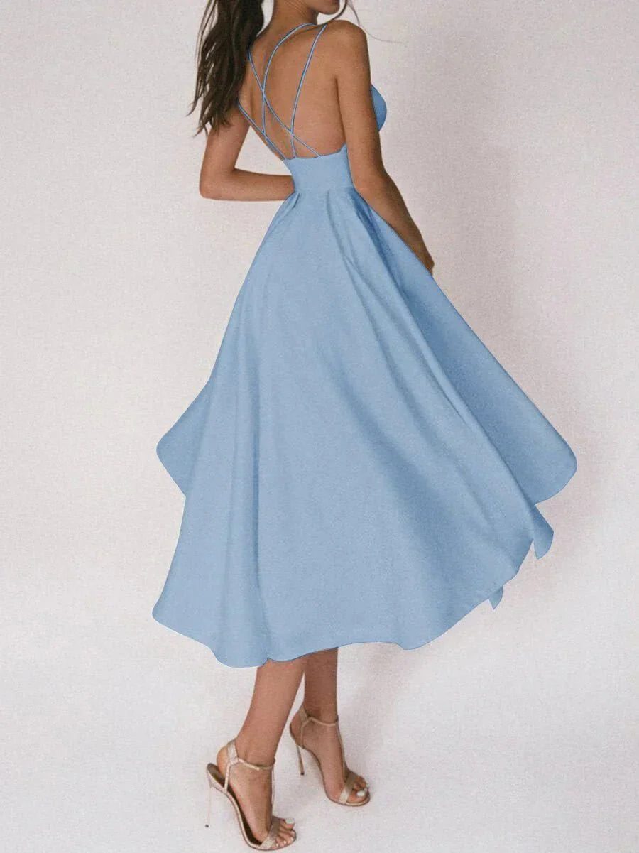 WW | Elegante Offshoulder V-Ausschnitt Brautkleid