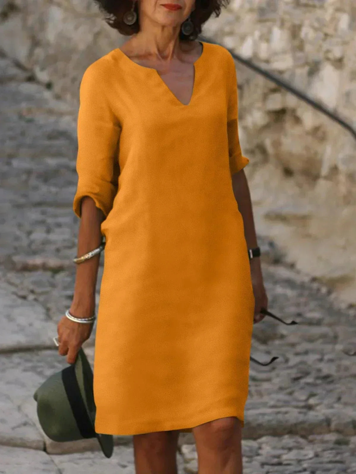 Josette™ – Elegantes Kleid mit V-Ausschnitt
