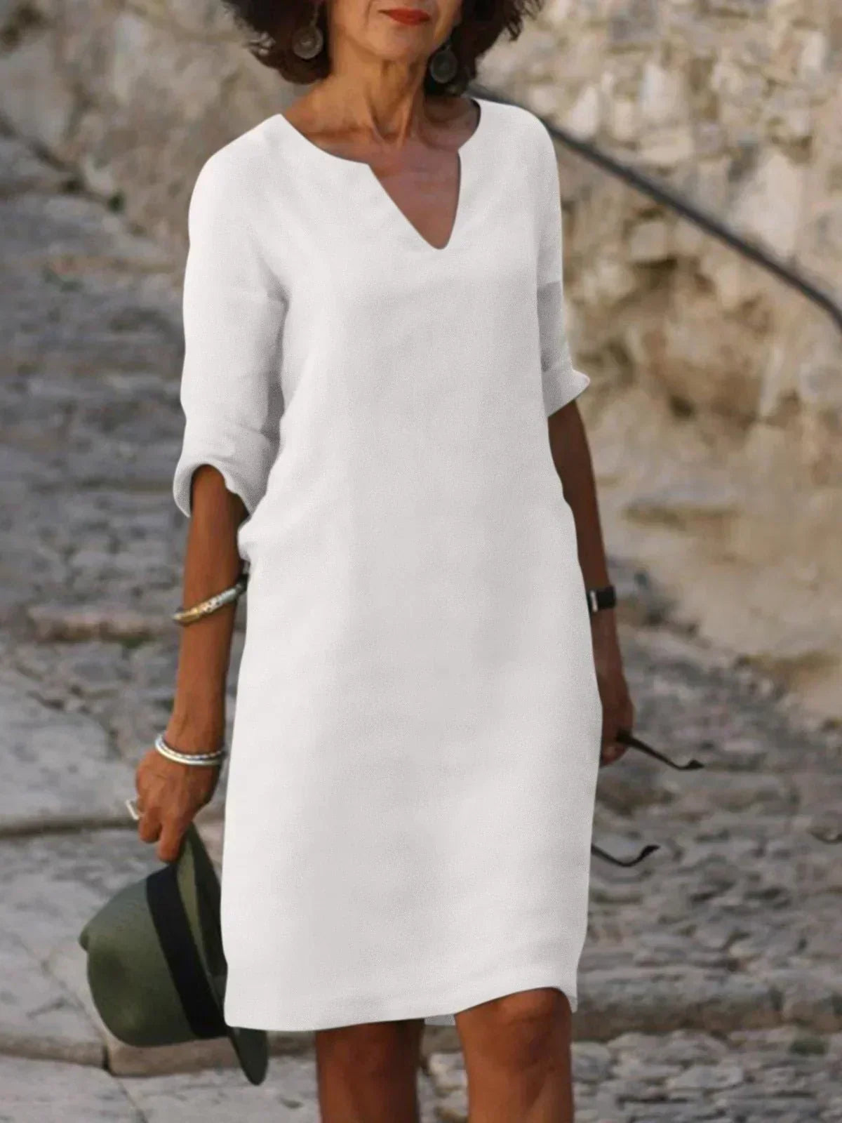 Josette™ – Elegantes Kleid mit V-Ausschnitt