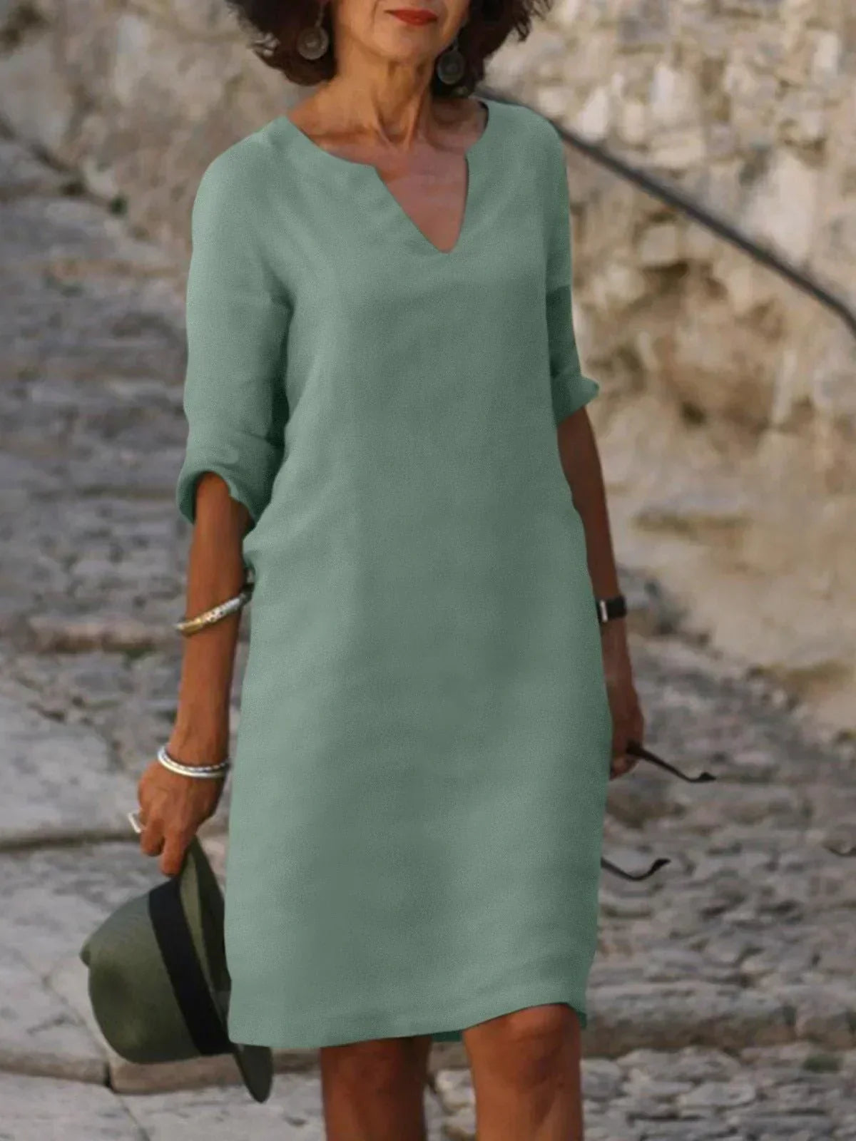 Josette™ – Elegantes Kleid mit V-Ausschnitt
