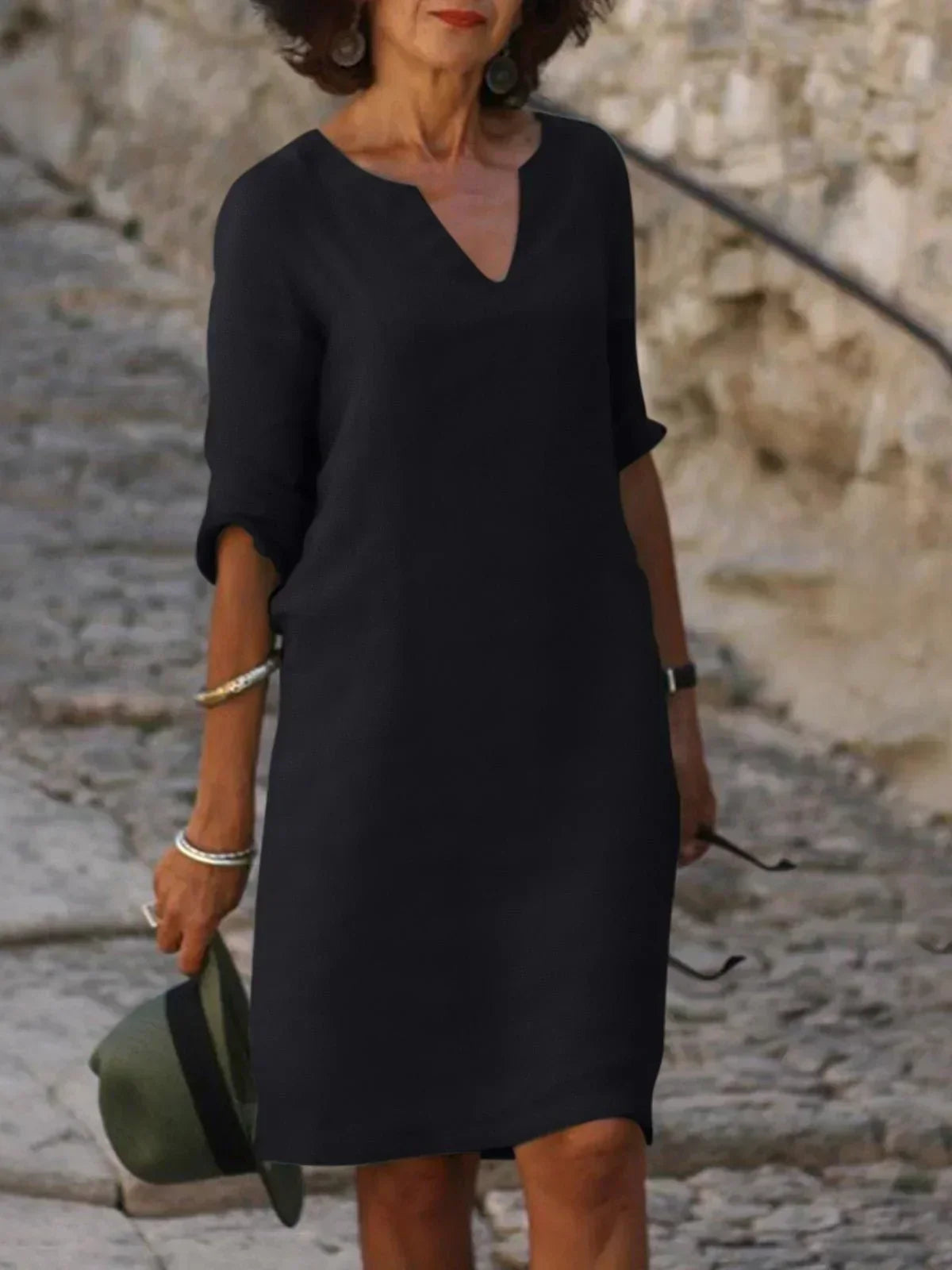 Josette™ – Elegantes Kleid mit V-Ausschnitt