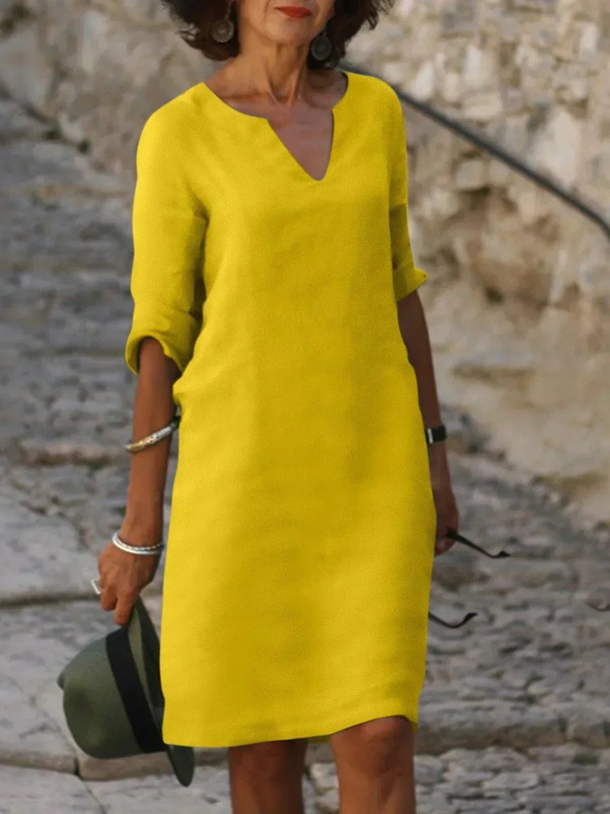 Josette™ – Elegantes Kleid mit V-Ausschnitt