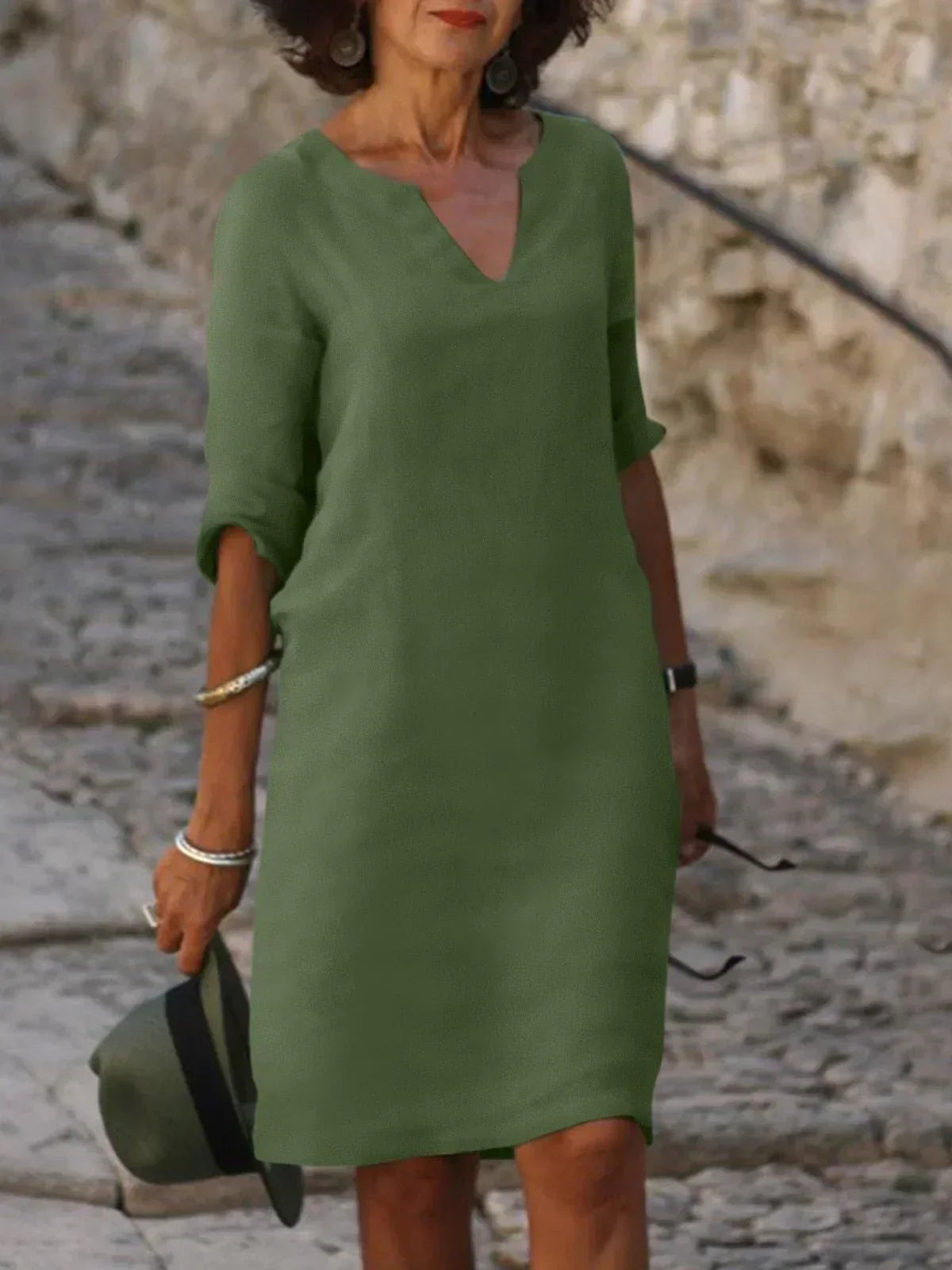 Josette™ – Elegantes Kleid mit V-Ausschnitt
