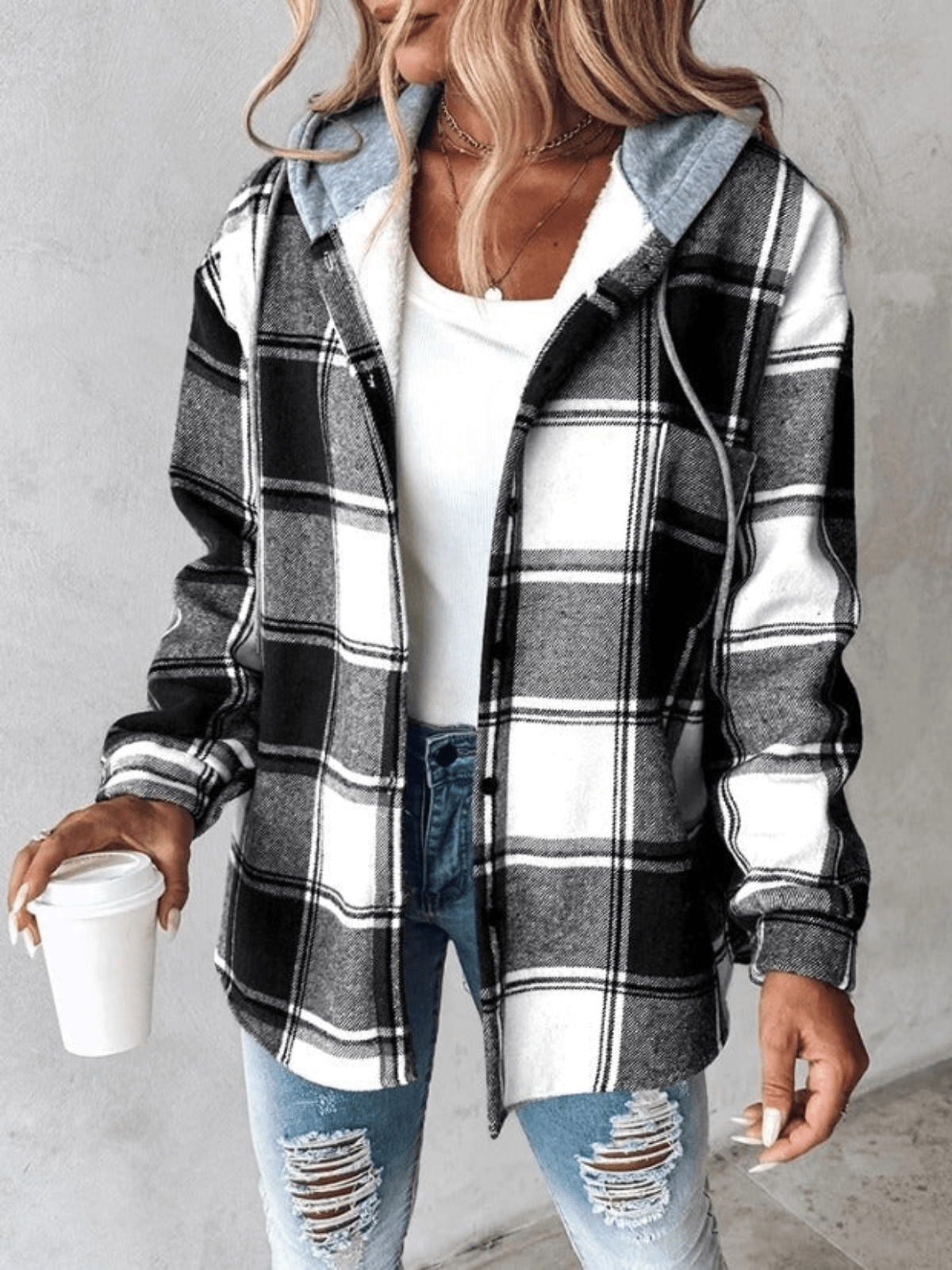 WW | Checked jacket for women