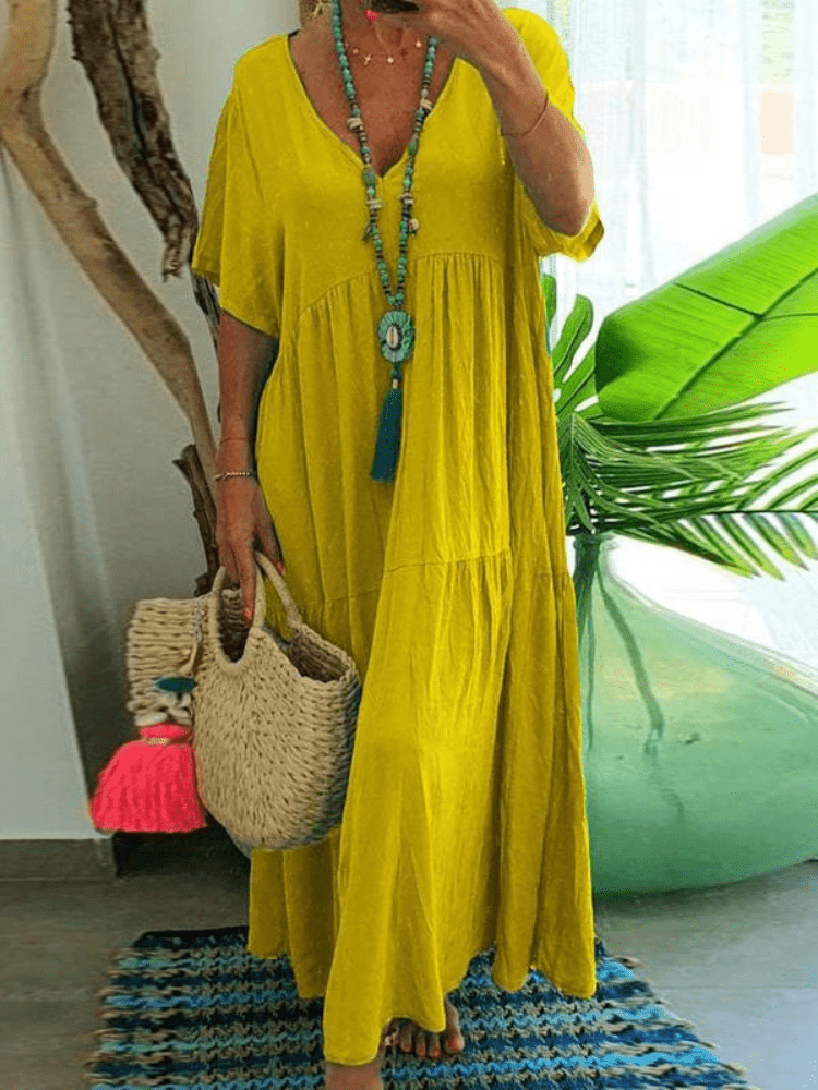 WW | Hübsches Kurzärmliges Kleid