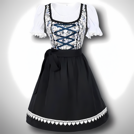 WW | Bequem Traditionelles Trachtenkleid Mit Schürze Und Bluse