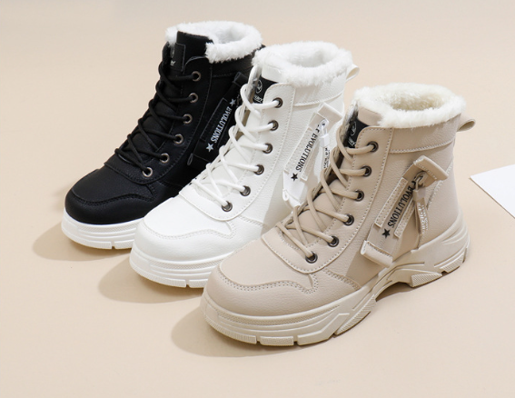 Coline | Lined Platform Sole Snow Boots