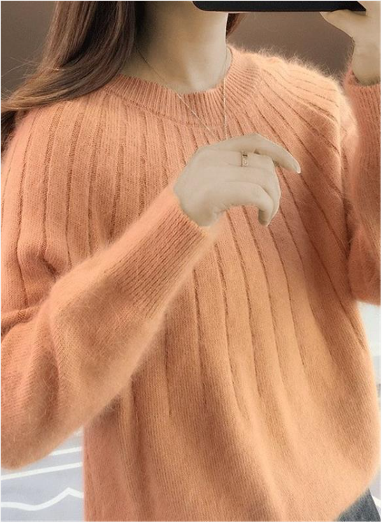 WW | Flauschiger Strickpullover aus Kaschmir