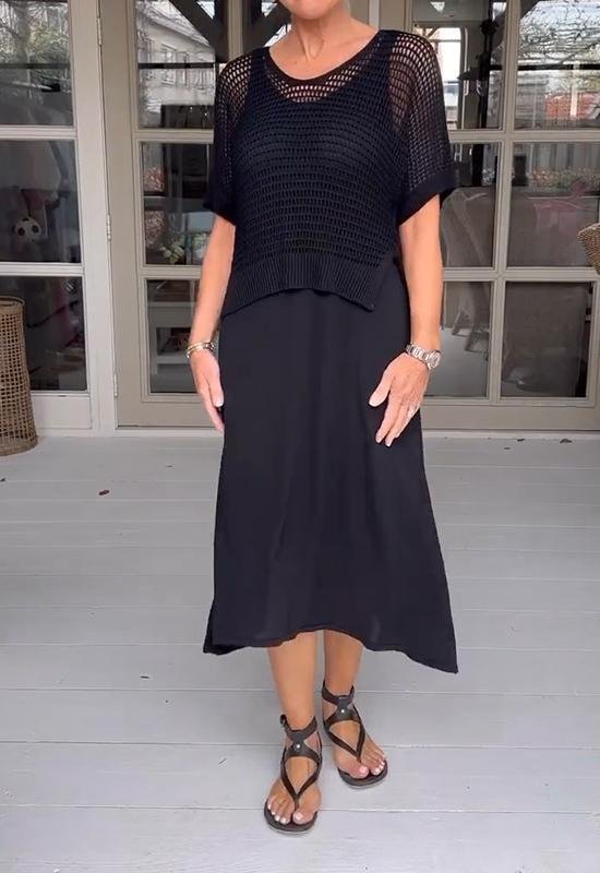 WW | Elegantes Deltes Set (Kleid + Top)