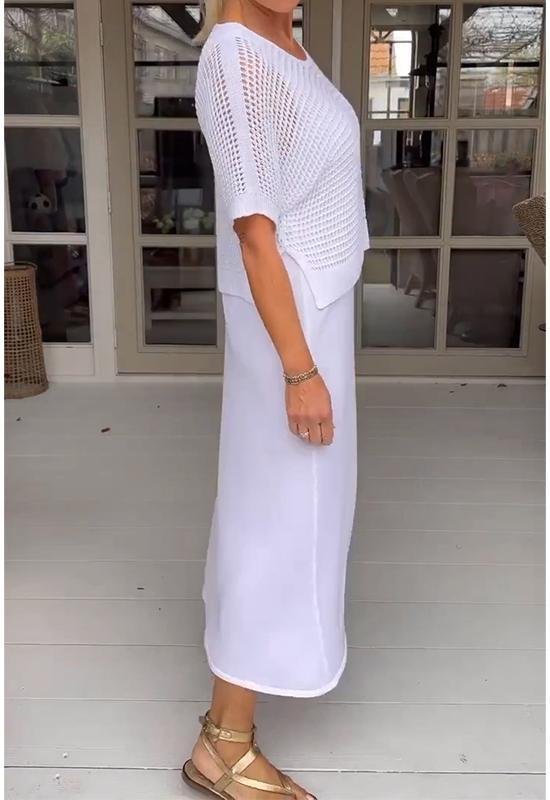 WW | Elegantes Deltes Set (Kleid + Top)