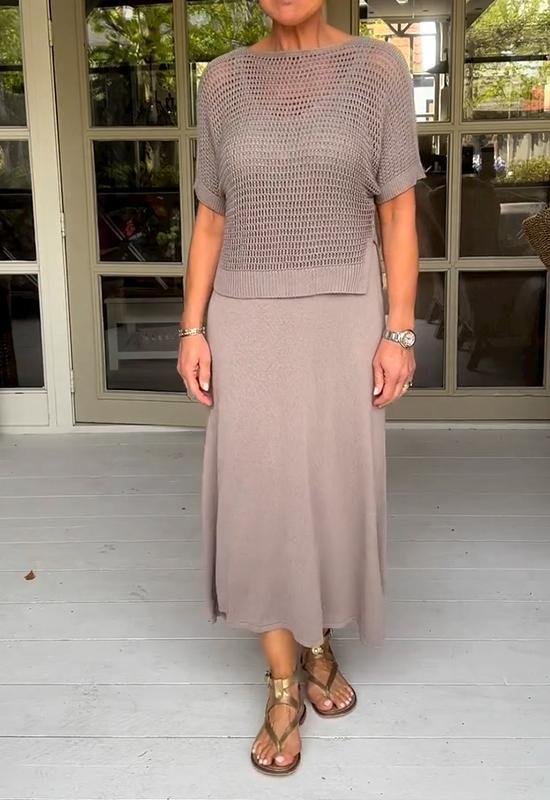 WW | Elegantes Deltes Set (Kleid + Top)