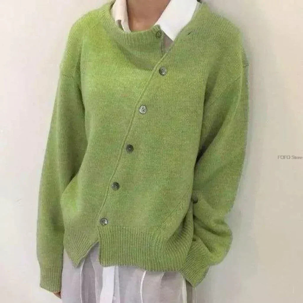 WW | bequeme Jacke mit Knopfdetails