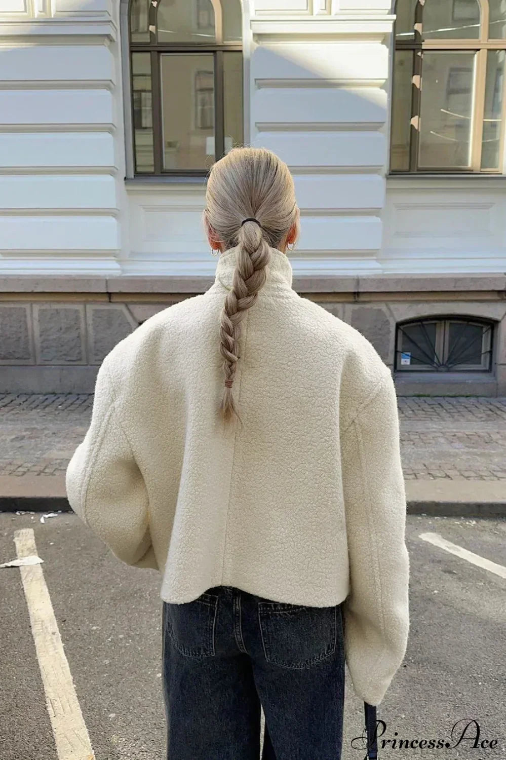 WW | Stand Collar Sherpa Jacket