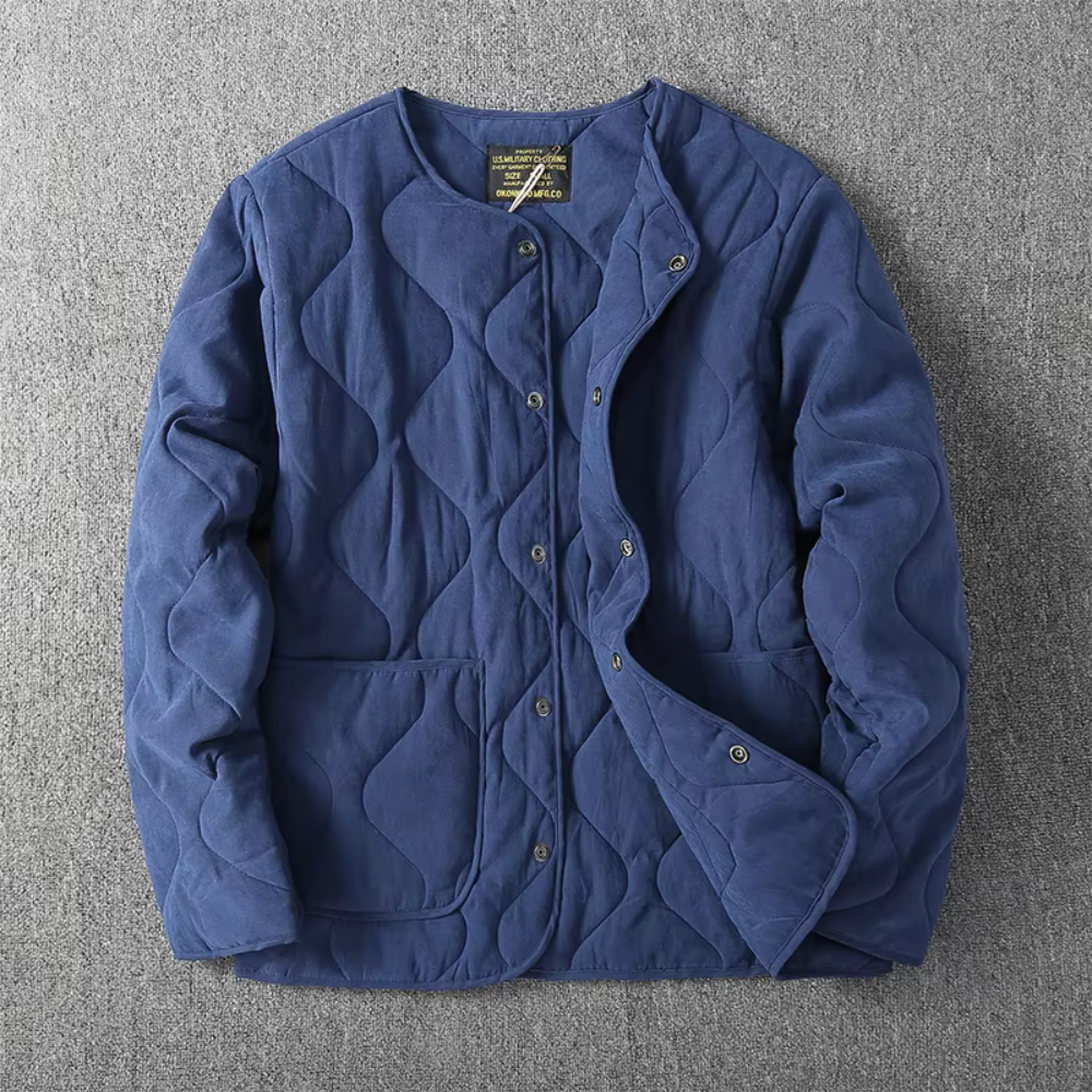 WW | Collarless Quilted Jacket
