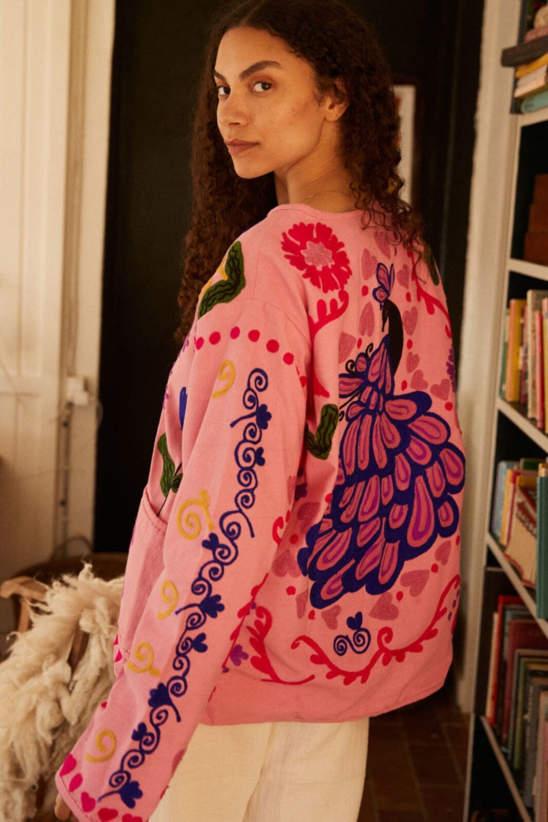 WW | Floral Print Pocket Jacket