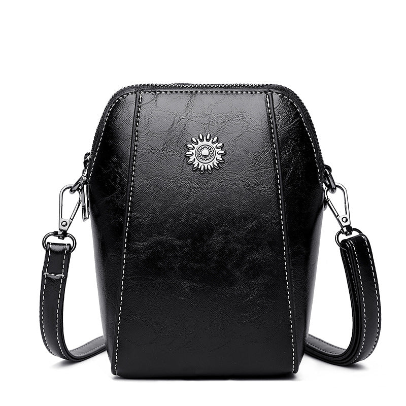 WW | Elegant Leather Shoulder Bag