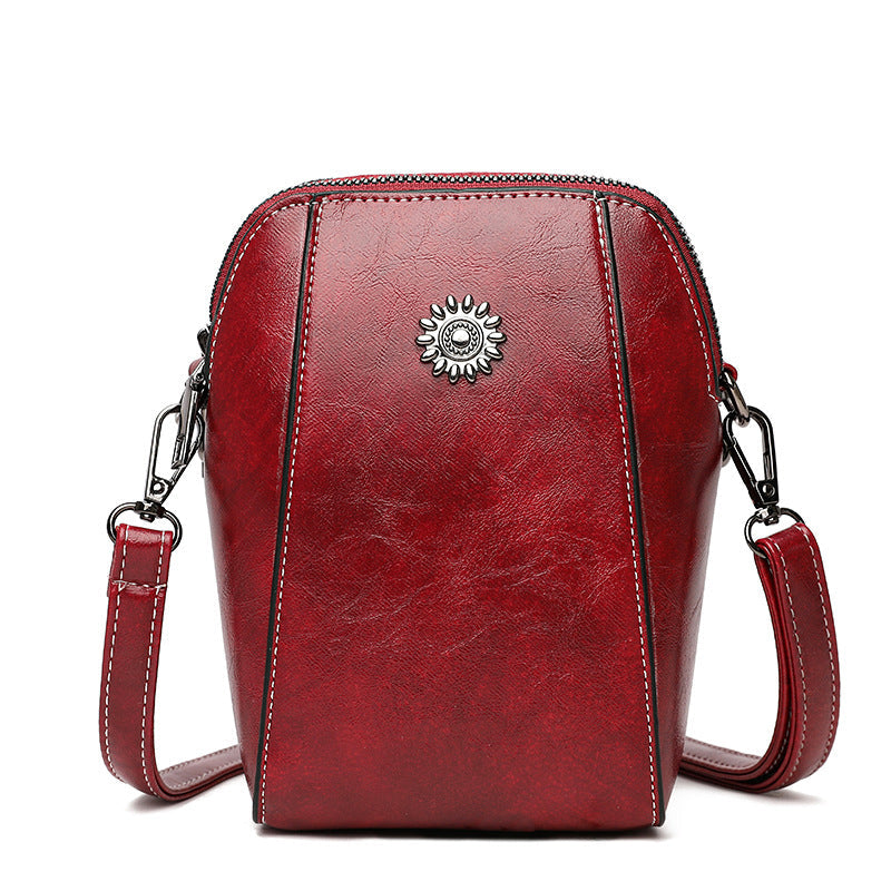 WW | Elegant Leather Shoulder Bag