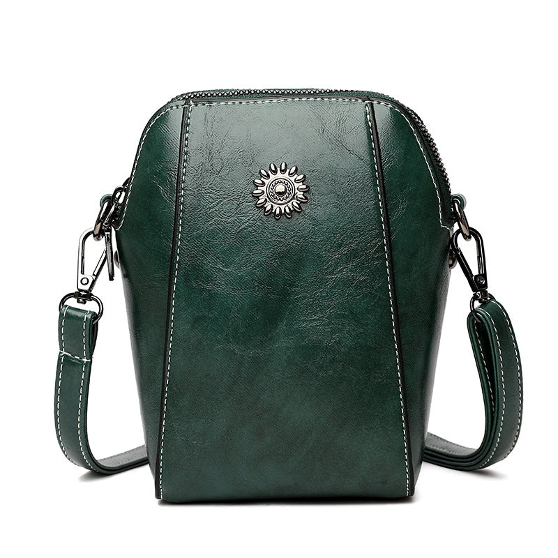 WW | Elegant Leather Shoulder Bag