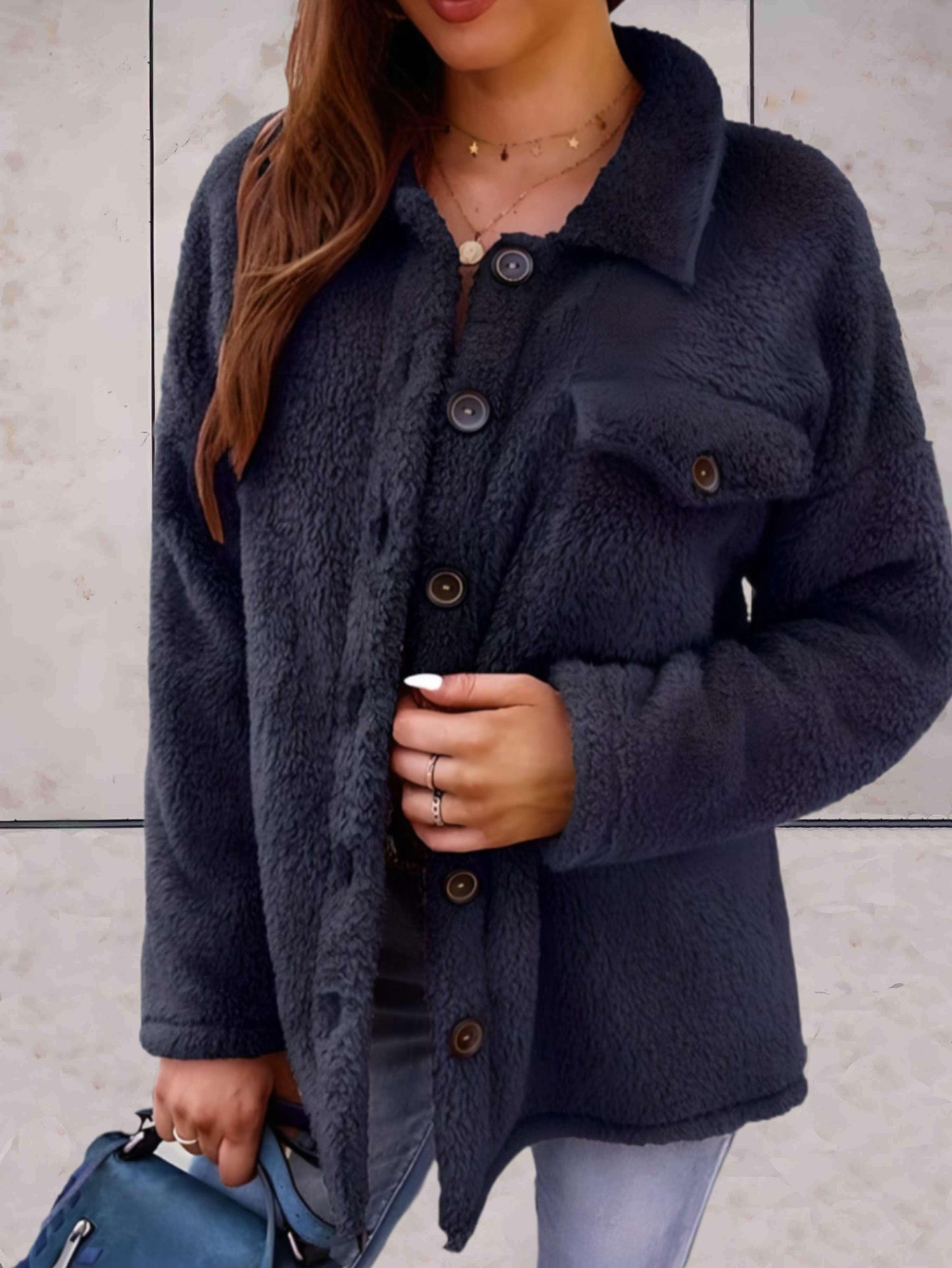 WW | Modische Winterjacke mit Knöpfen