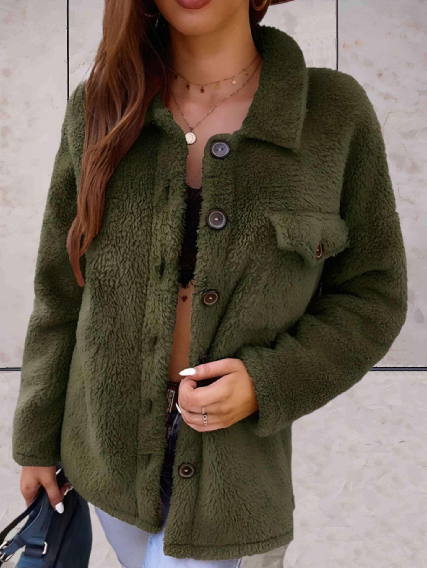 WW | Modische Winterjacke mit Knöpfen