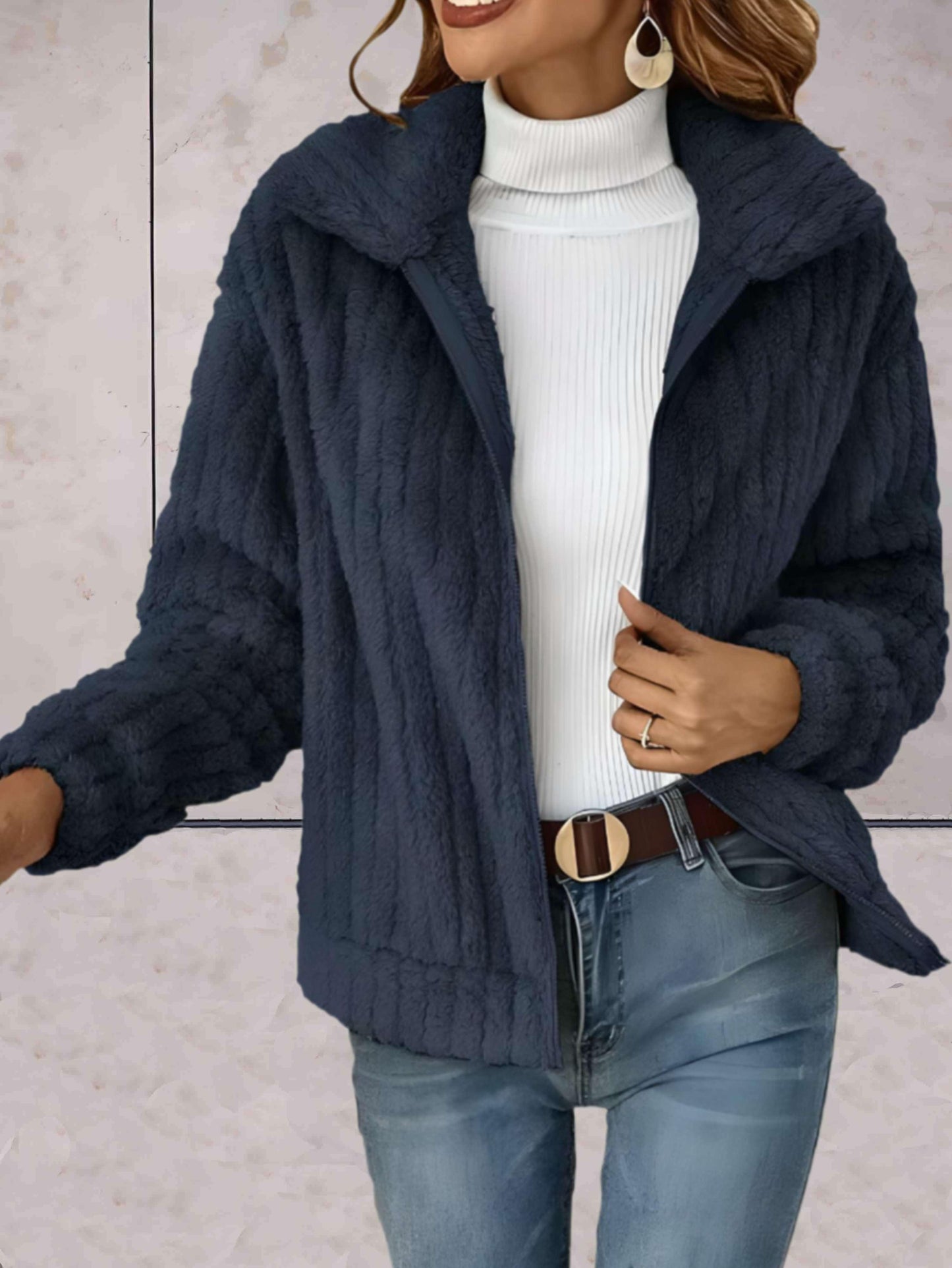 WW | Polo Collar Cardigan for Women