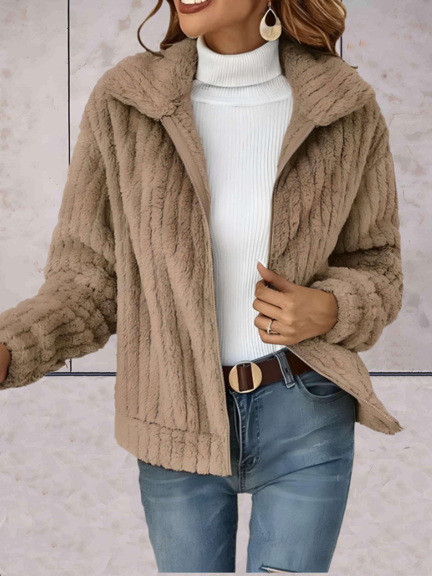 WW | Polo Collar Cardigan for Women