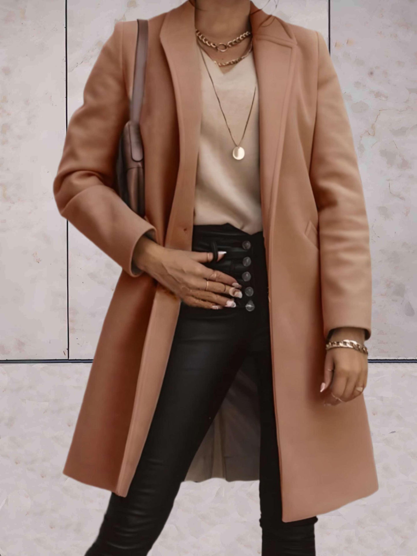 WW | Single-Breasted Women's Trench Coat