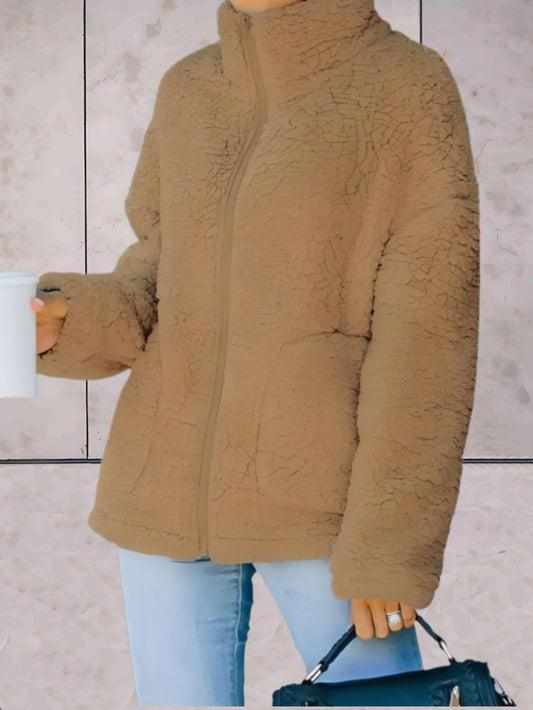 WW | Women's High-Neck Wool Jacket