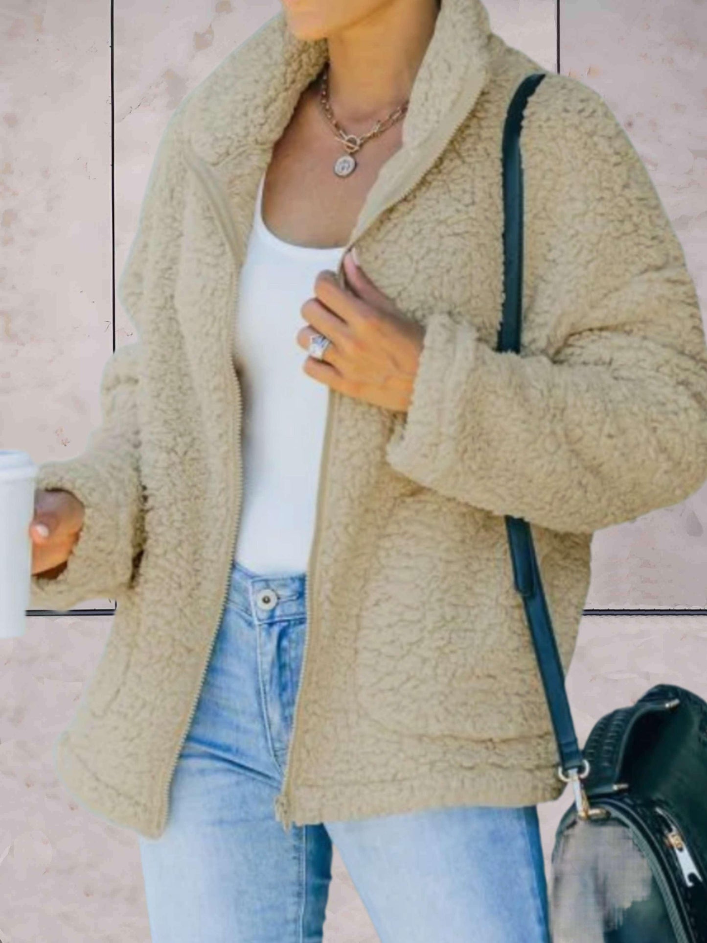 WW | Women's High-Neck Wool Jacket