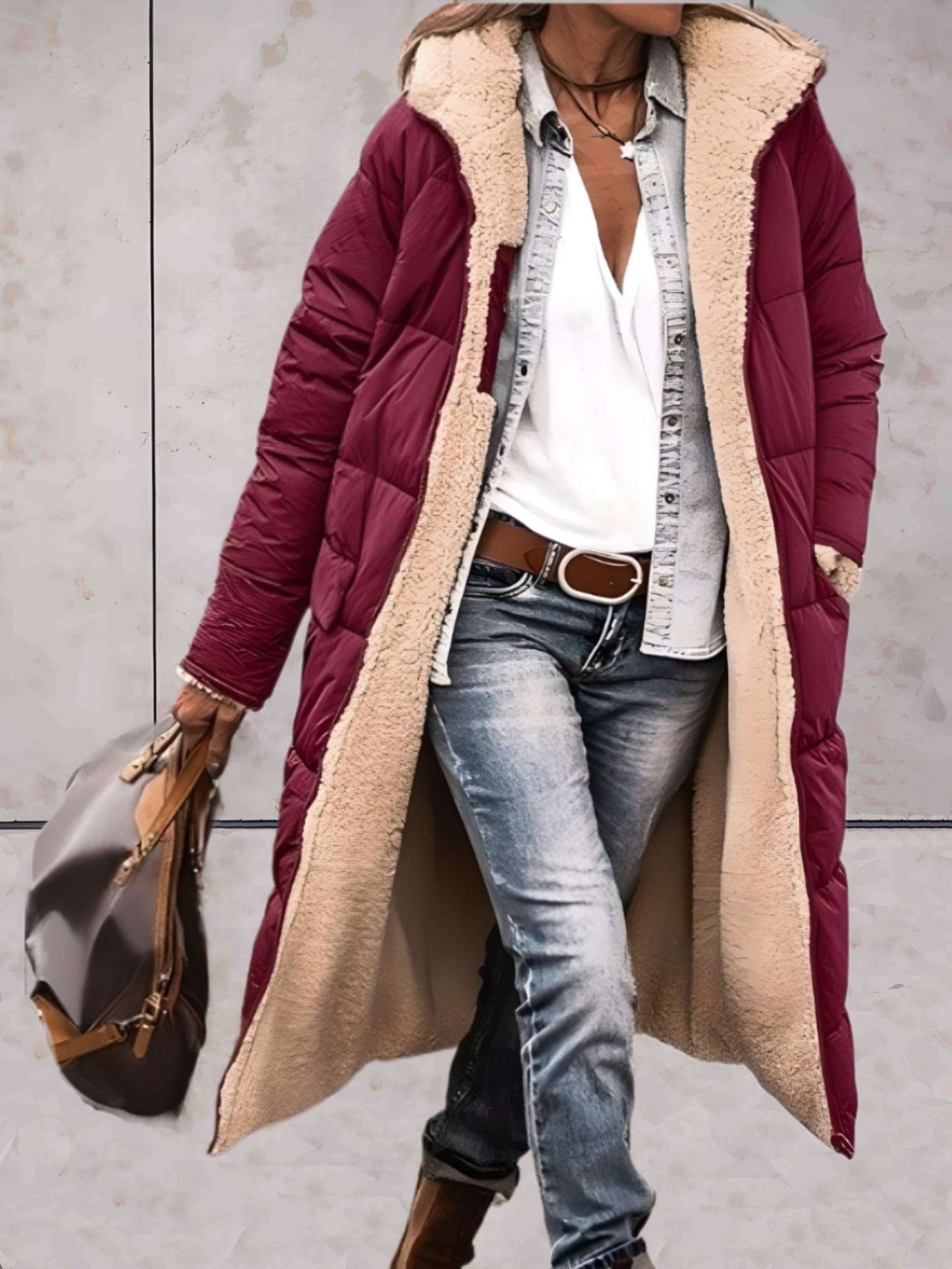 WW | Comfortable Reversible Winter Jacket with Soft Lining