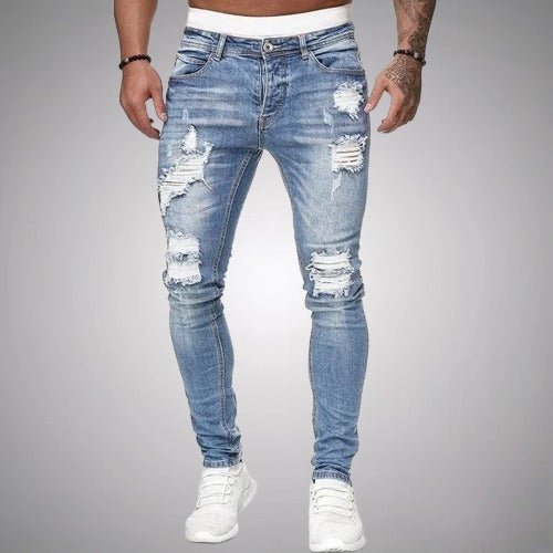 WW | Dehnbare Ripped Jeans Für Männer