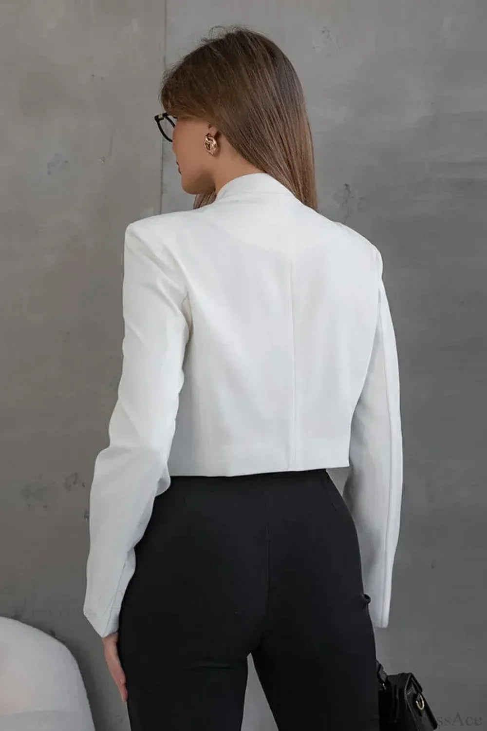 WW | Stehkragen Langarm Elegante Jacke