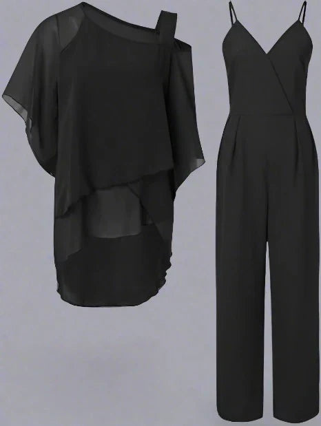 WW | Luxus Chiffon Satz Für Damen Elegantes Satz Für Festliche Abende