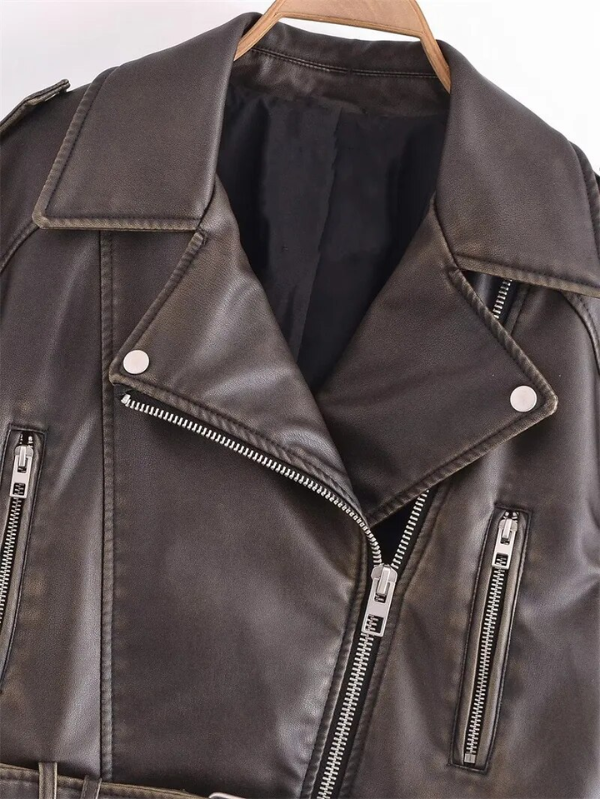 WW | Cropped Biker Jacket Vintage & Stylish