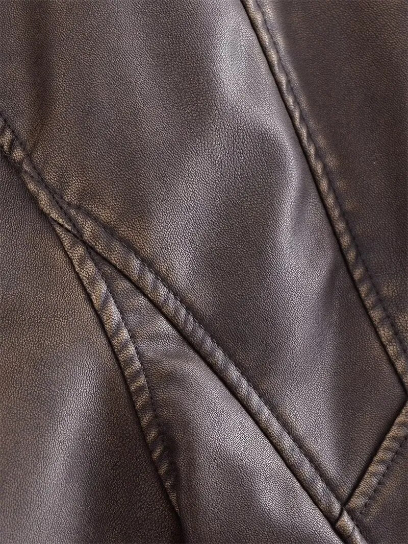 WW | Cropped Biker Jacket Vintage & Stylish