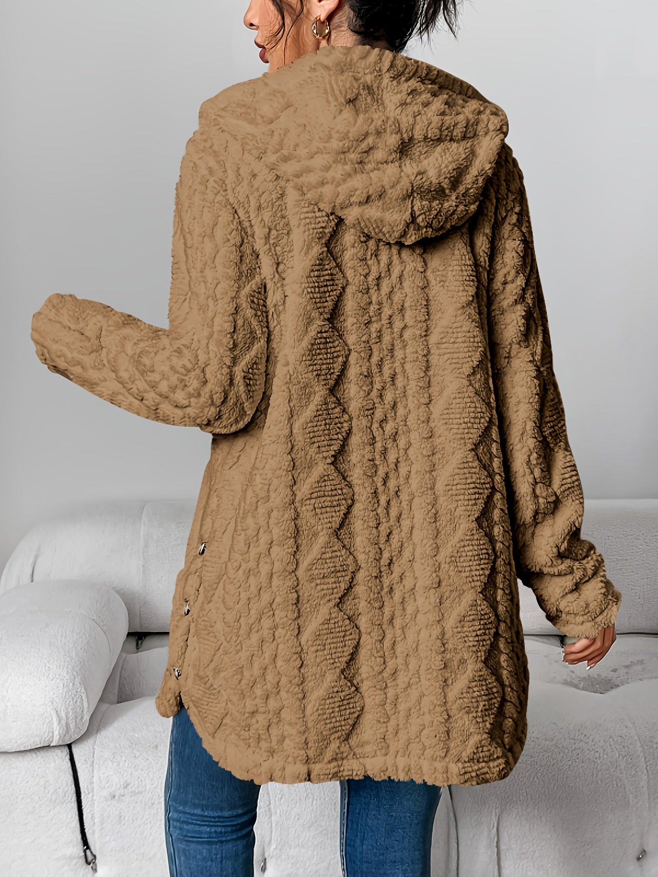 WW | Fluffy Teddy Hoodie Jacket