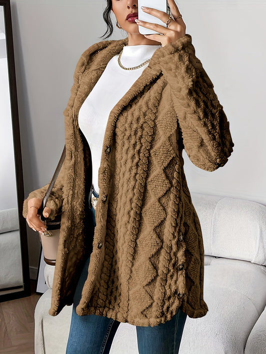 WW | Fluffy Teddy Hoodie Jacket