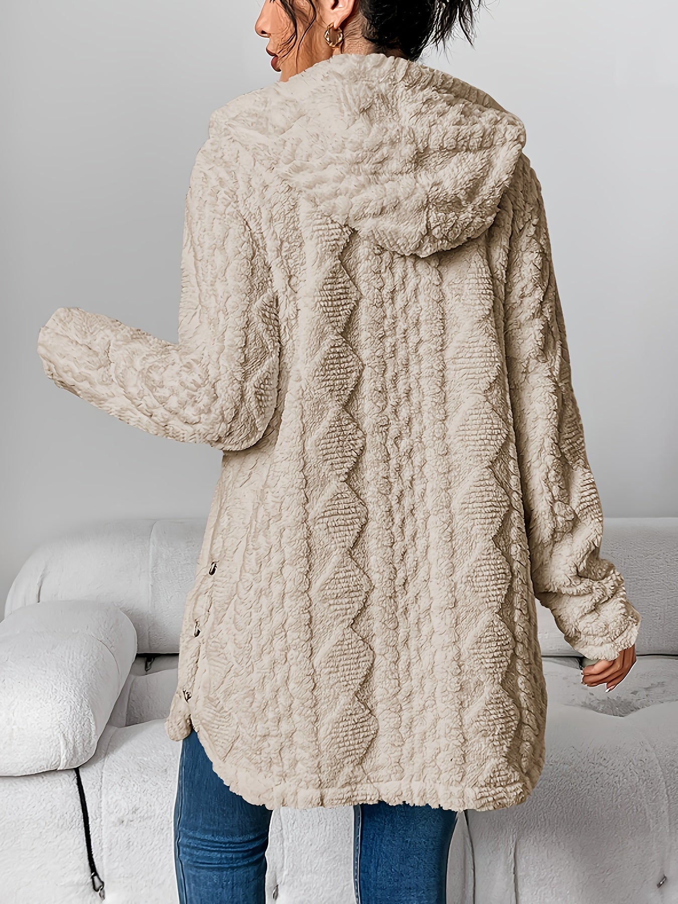 WW | Fluffy Teddy Hoodie Jacket