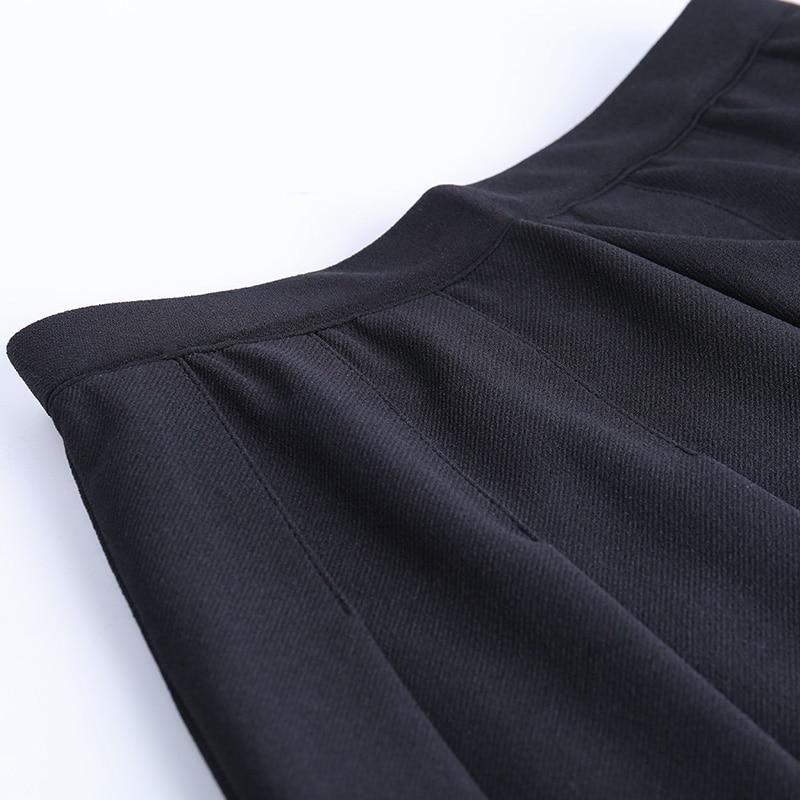 Pleated mini skirt