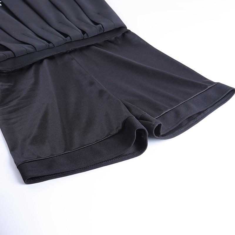Pleated mini skirt
