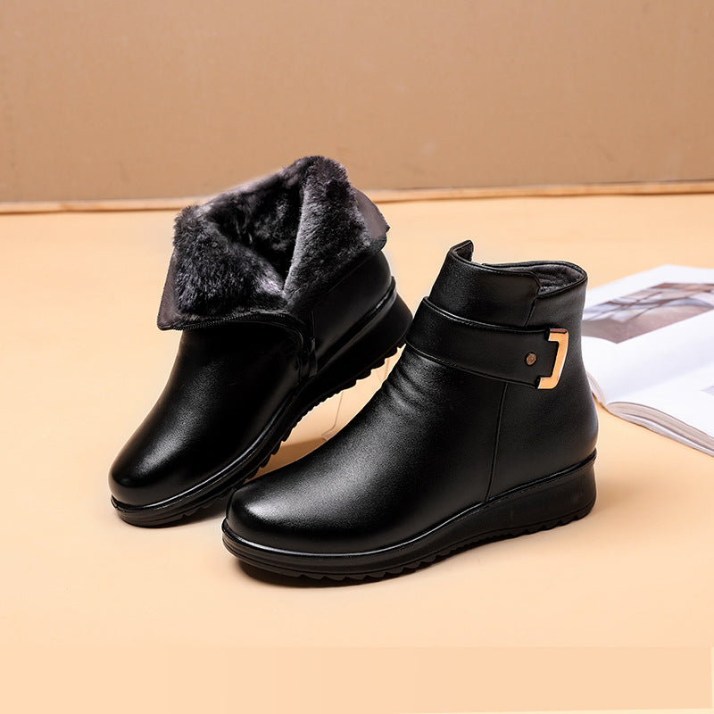 WW | Faux Leather Orthopedic Boots
