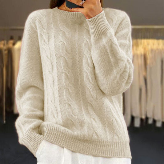 WW | Strickpullover Erna Bequem & Elegant Weiche Gestrickte Textur
