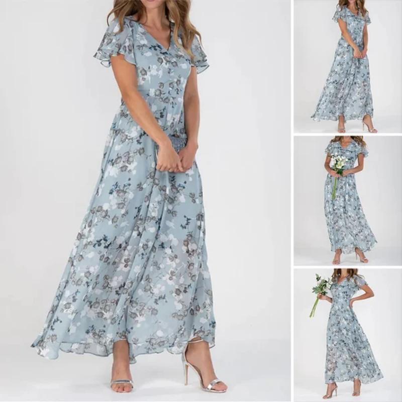WW | Elegant Floral Maxi Dress for Women