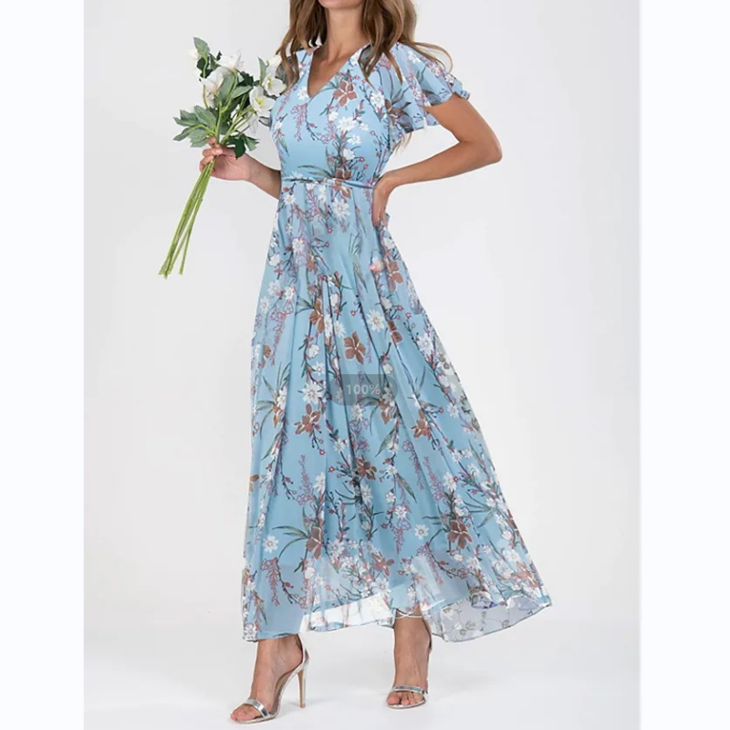 WW | Elegant Floral Maxi Dress for Women