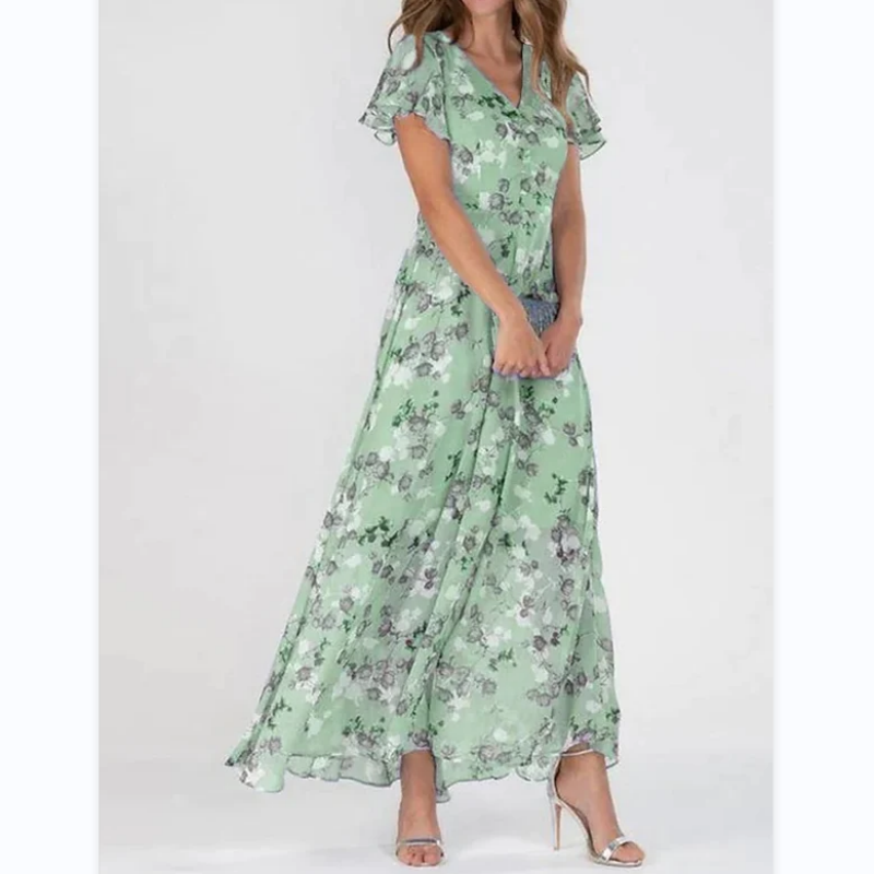 WW | Elegant Floral Maxi Dress for Women