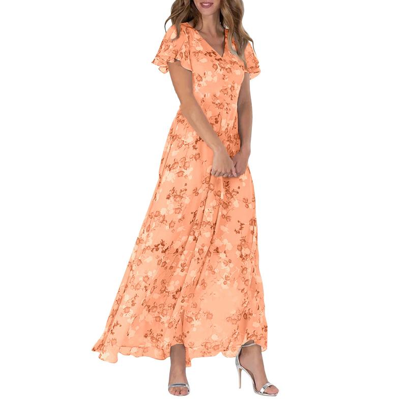 WW | Elegant Floral Maxi Dress for Women