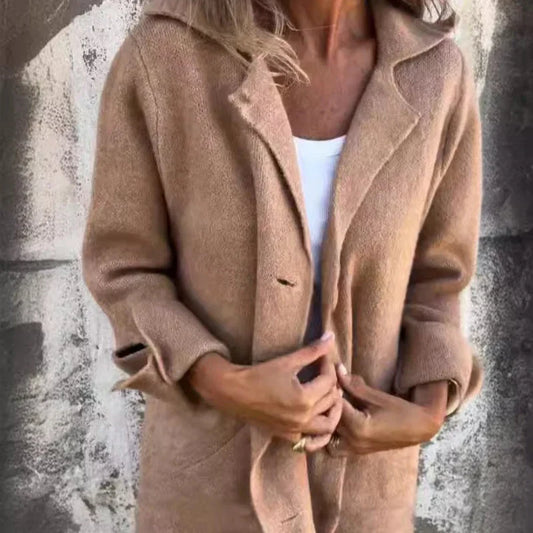 WW | Mittellange Jacke mit umgeschlagenen Bündchen