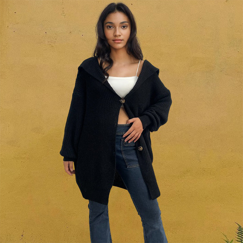 WW | Lange und vielseitige Strickjacke für Damen