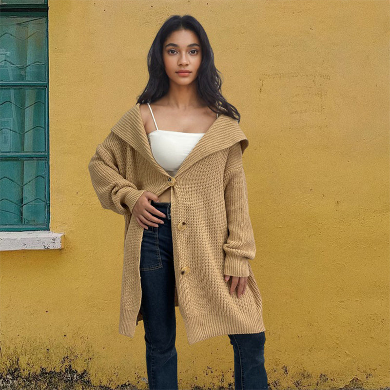 WW | Lange und vielseitige Strickjacke für Damen